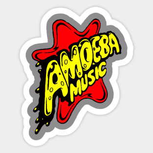 Vintage Amoeba Music Sticker